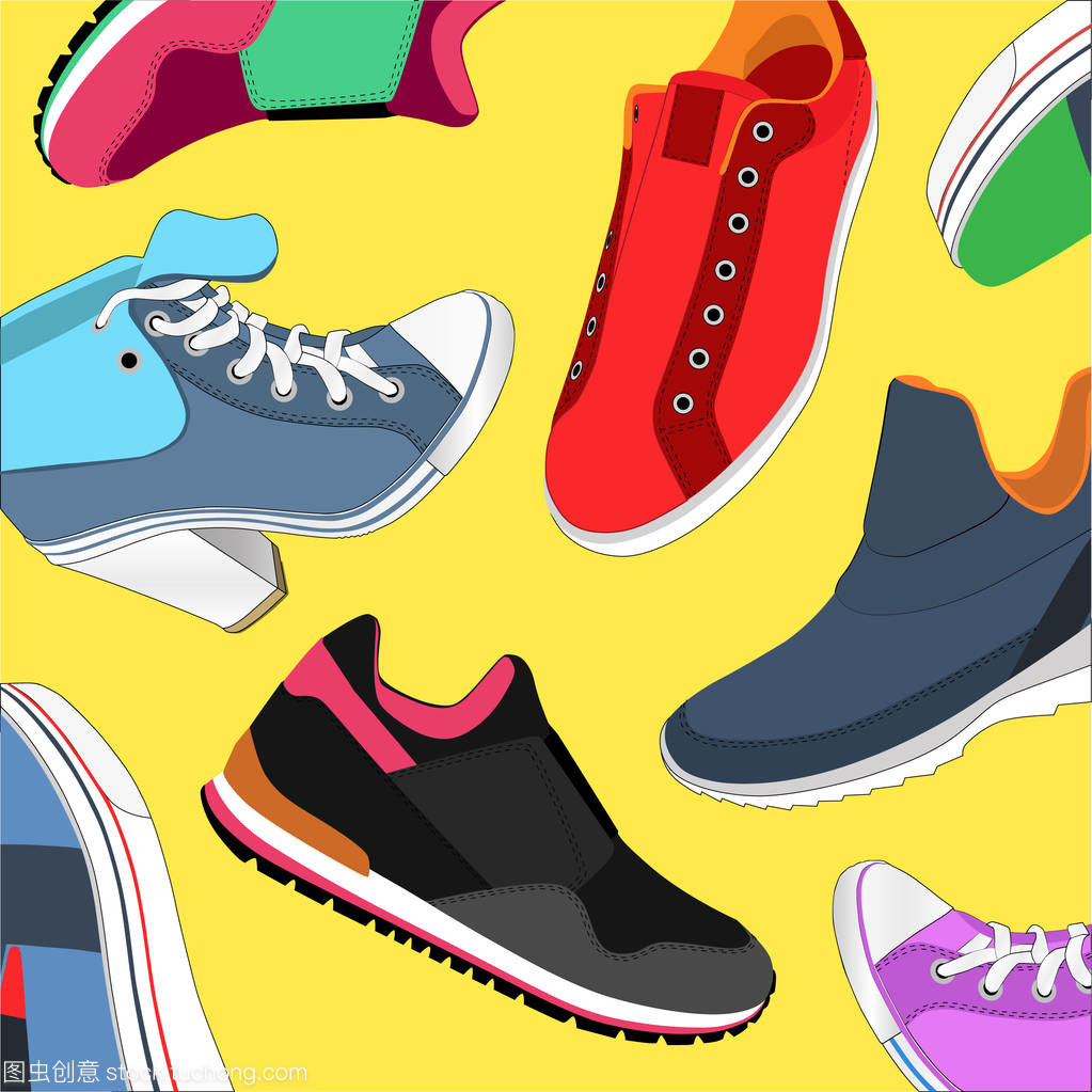 模型的運動鞋與鞋類配件 設計、功能與搭配藝術